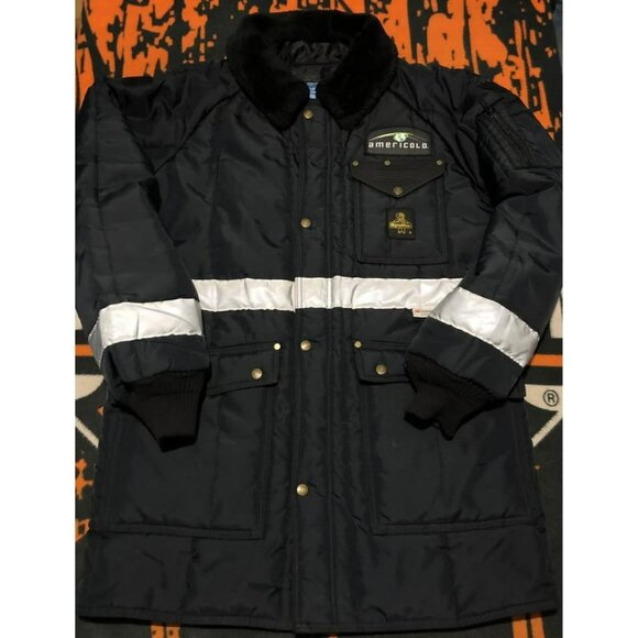 Jacket Large Men Thermal Lining, REFRIGIWEAR Reflective Material - Picture 7 of 8